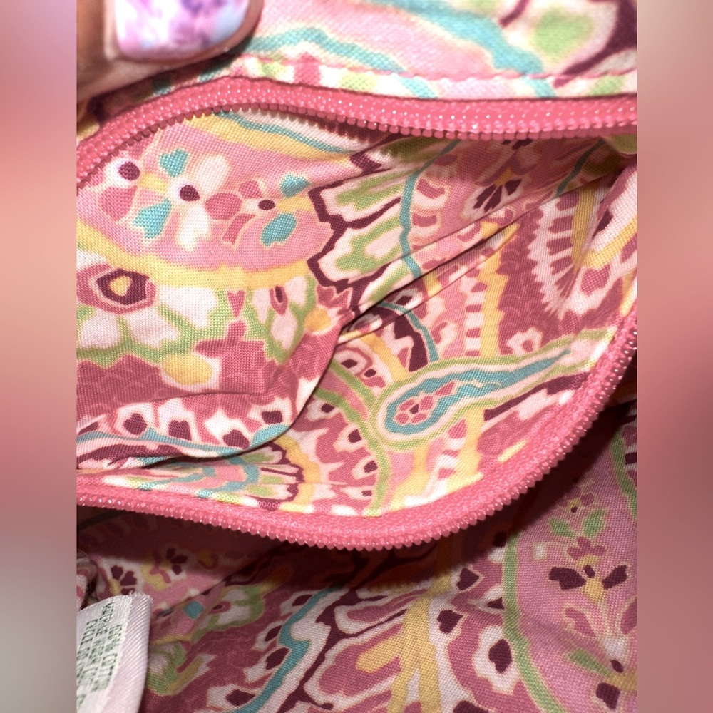 New ๐ Vera Bradley Pink Quilted Women's Bag and Canvas & Jewelry Bundle - Picture 7 of 12
